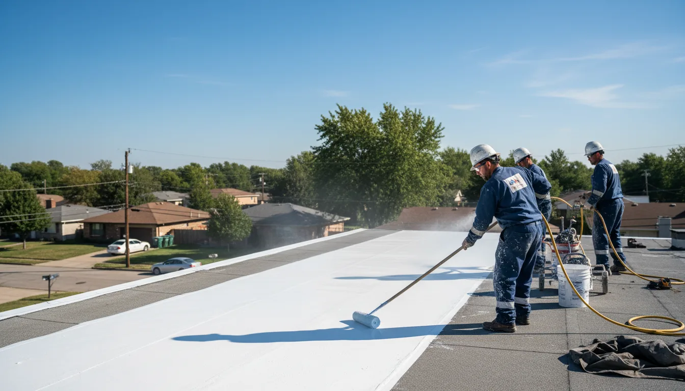 Commercial roof coating in Stevensburg, VA near me